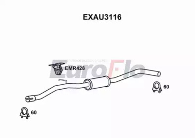 Амортизатор EuroFlo EXAU3116