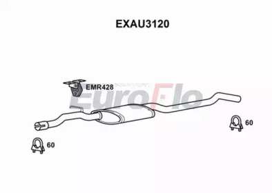 Амортизатор EuroFlo EXAU3120