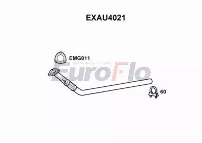 Труба выхлопного газа EuroFlo EXAU4021