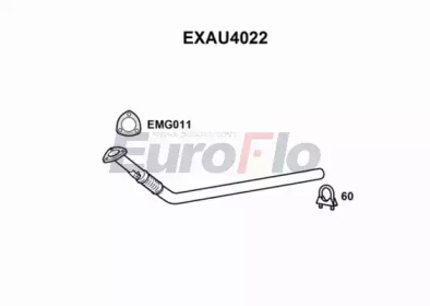 Труба выхлопного газа EuroFlo EXAU4022