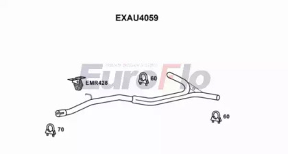 Труба выхлопного газа EuroFlo EXAU4059