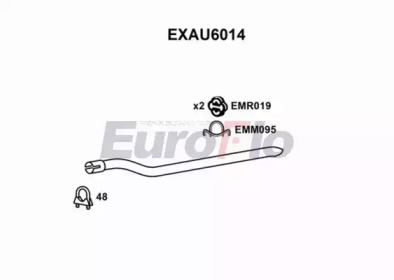 Насадка выпускной трубы EuroFlo EXAU6014