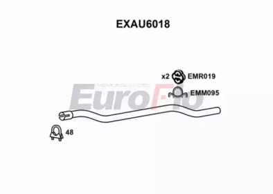 Насадка выпускной трубы EuroFlo EXAU6018