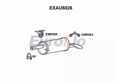 Амортизатор EuroFlo EXAU6026