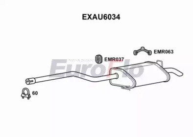 Амортизатор EuroFlo EXAU6034