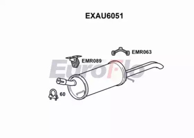 Амортизатор EuroFlo EXAU6051