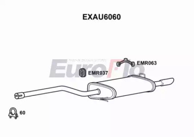 Амортизатор EuroFlo EXAU6060