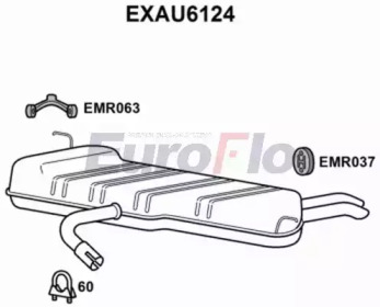 Амортизатор EuroFlo EXAU6124