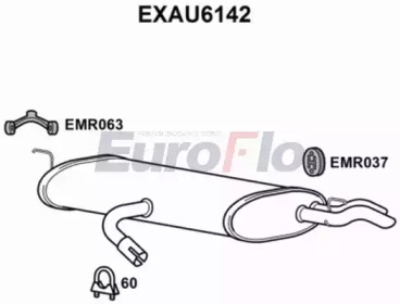 Амортизатор EuroFlo EXAU6142