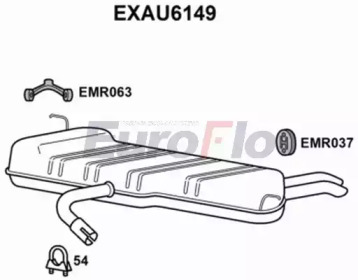 Амортизатор EuroFlo EXAU6149