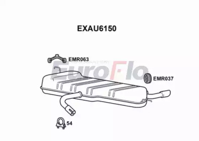 Амортизатор EuroFlo EXAU6150