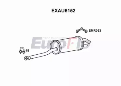 Амортизатор EuroFlo EXAU6152