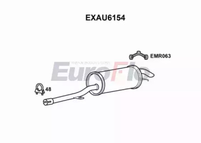 Амортизатор EuroFlo EXAU6154