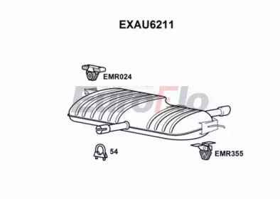 Амортизатор EuroFlo EXAU6211