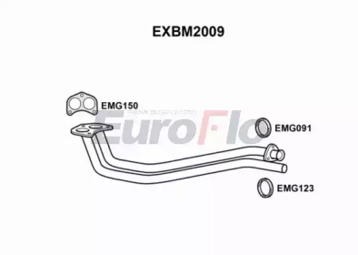 Труба выхлопного газа EuroFlo EXBM2009