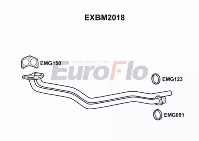 Труба выхлопного газа EuroFlo EXBM2018