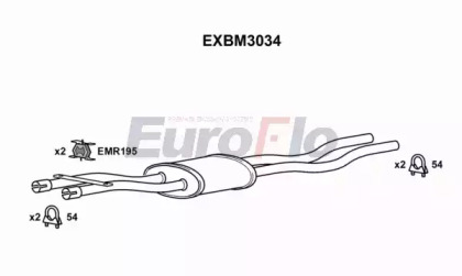 Амортизатор EuroFlo EXBM3034