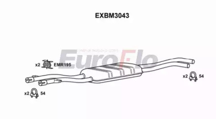 Амортизатор EuroFlo EXBM3043