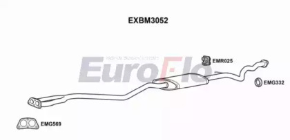 Амортизатор EuroFlo EXBM3052