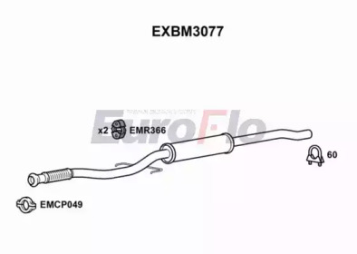 Амортизатор EuroFlo EXBM3077