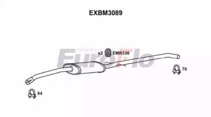 Амортизатор EuroFlo EXBM3089