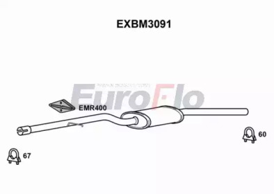 Амортизатор EuroFlo EXBM3091