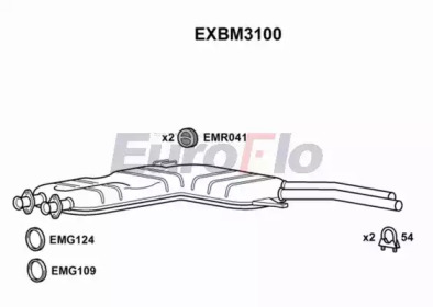 Амортизатор EuroFlo EXBM3100