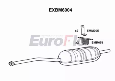 Амортизатор EuroFlo EXBM6004