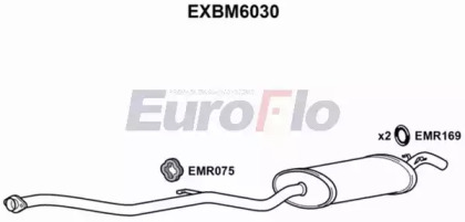 Глушитель выхлопных газов конечный EuroFlo EXBM6030