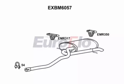 Амортизатор EuroFlo EXBM6057