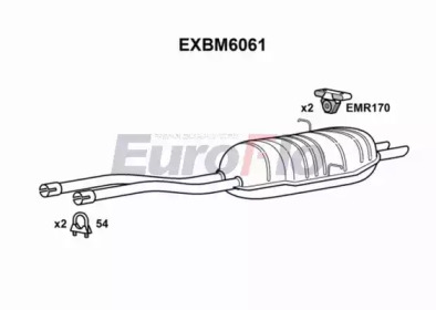 Амортизатор EuroFlo EXBM6061