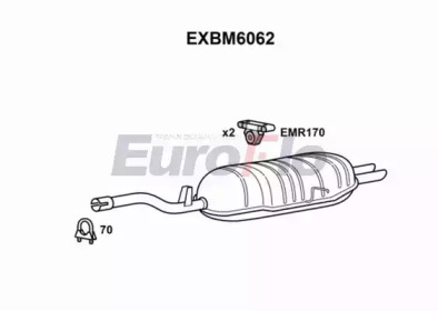 Амортизатор EuroFlo EXBM6062