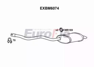 Амортизатор EuroFlo EXBM6074