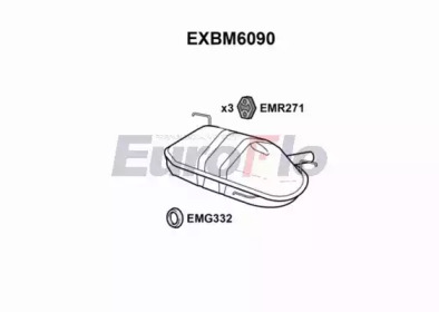 Амортизатор EuroFlo EXBM6090