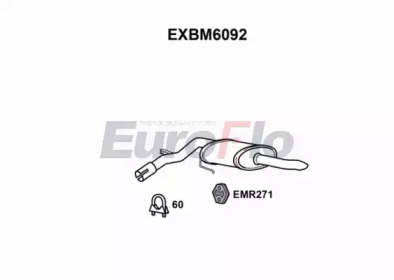 Амортизатор EuroFlo EXBM6092