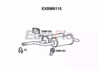 Амортизатор EuroFlo EXBM6115