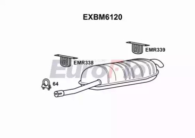 Амортизатор EuroFlo EXBM6120