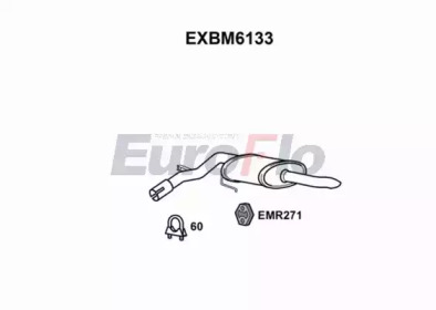 Амортизатор EuroFlo EXBM6133