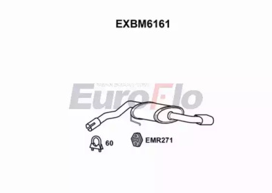 Амортизатор EuroFlo EXBM6161