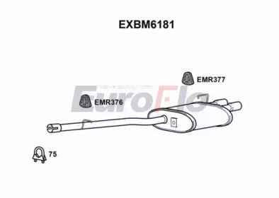 Амортизатор EuroFlo EXBM6181