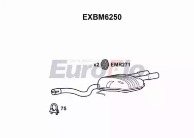 Амортизатор EuroFlo EXBM6250