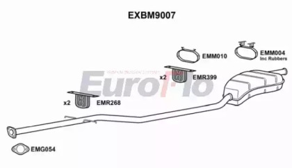 Амортизатор EuroFlo EXBM9007