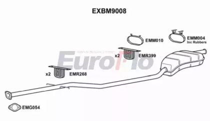 Амортизатор EuroFlo EXBM9008