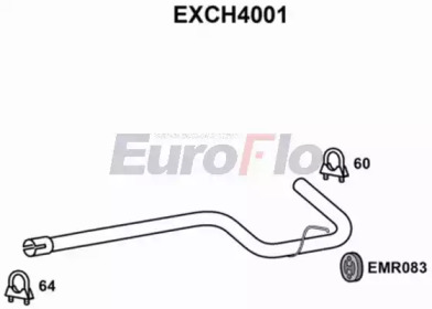 Труба выхлопного газа EuroFlo EXCH4001