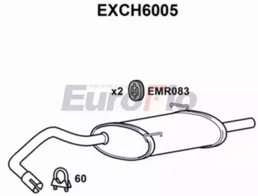 Амортизатор EuroFlo EXCH6005