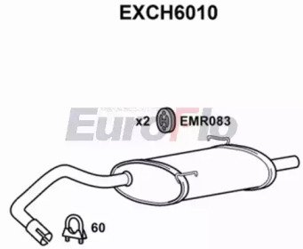 Амортизатор EuroFlo EXCH6010