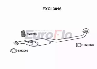 Амортизатор EuroFlo EXCL3016