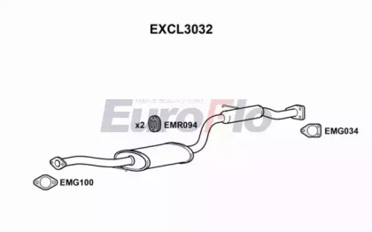 Амортизатор EuroFlo EXCL3032