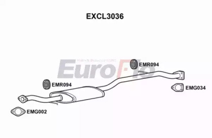 Амортизатор EuroFlo EXCL3036