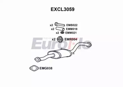 Амортизатор EuroFlo EXCL3059